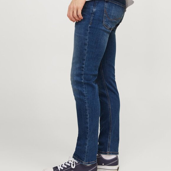 Jack & Jones Men's Comfort Tim Straight Slim Dark Blue Jeans Size 32 - Picture 2 of 10